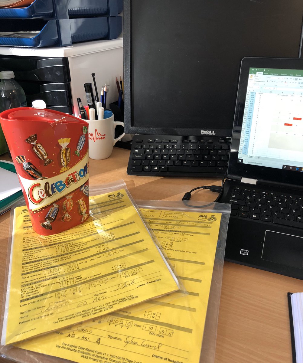 Logauldy's tweet photo. Huge thanks to @scottbuzz1978 @CurridSylvia for recruiting patients 286&287 into @PRESTOStudy Remember and pick up some chocolates for your hard work. @PRESTOStudy Extended until the end of March @NHSGrampian @SirjanaDevkota3 @JamieCooperEM @Scotambservice https://t.co/CnXFpdNnby