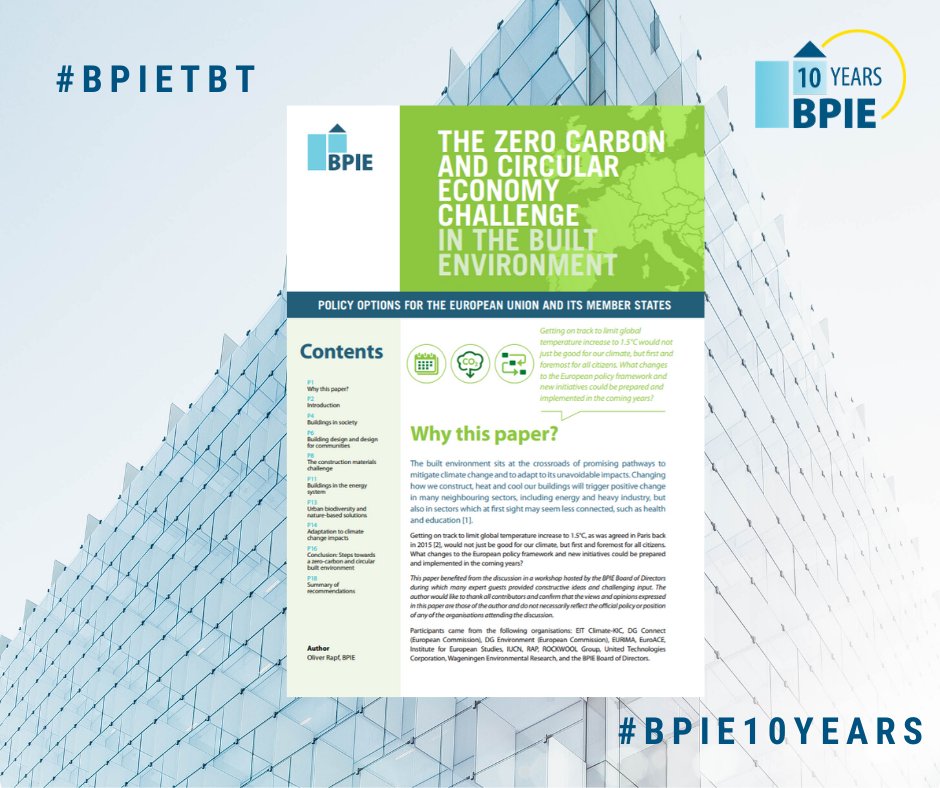 BPIE_eu's tweet photo. When we think #CircularEconomy, #buildings must be considered 🏘️🏫
➡️Read @BPIE_eu's position paper: https://t.co/edi7YxkdN9
#BPIETBT #BPIE10Years https://t.co/xNFLUiQUFU