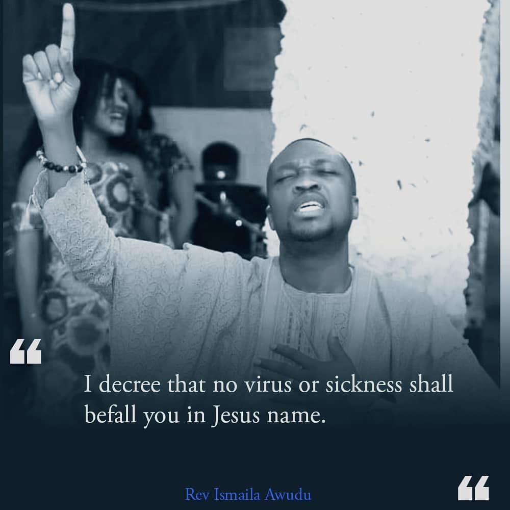 icgcthenewwine's tweet photo. I decree no virus or sickness shall befall you in Jesus Name.
@RevIsmaila
#revismailamotivates
#DeclareToday
#HIAat50
#prayer https://t.co/19KMw1vTZl