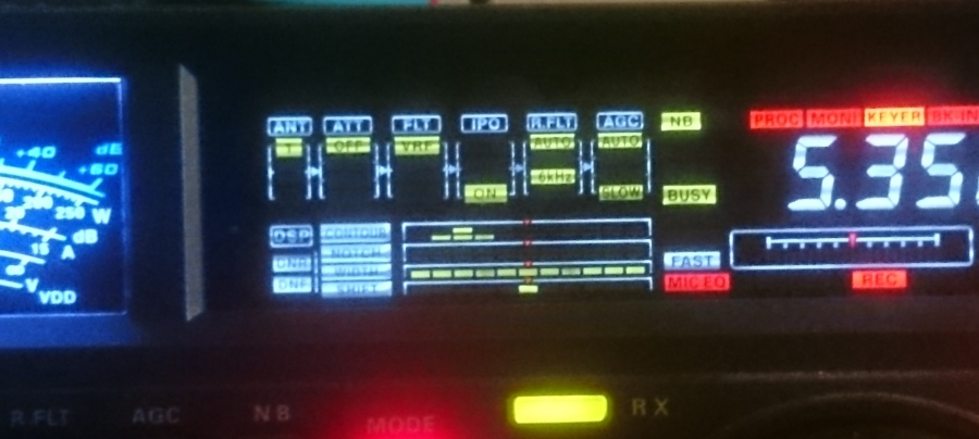 F5PBG's tweet photo. #Yaesu #FT2000 – #FTdx5000 : Bonne tenue dans le temps de l’affichage VFD #radioamateur https://t.co/nqc9Z0MxmC https://t.co/NKIrjkXOgK
