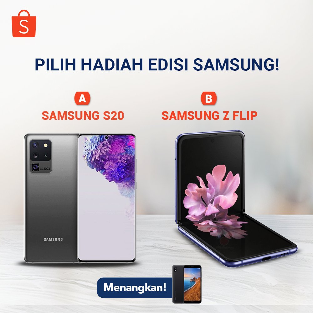 ShopeeID's tweet photo. 1. FOLLOW @shopeeid
2. RETWEET &amp; LIKE tweet ini
3. REPLY PILIHAN kamu pake hestek #KamisBarengShopee SEBANYAK-BANYAKNYA
4. 1 pemenang dipilih ACAK buat dapetin Xiaomi Redmi 7A, diumumin 17 Maret 2020.

Periode giveaway sampai 16 Maret 2020
GOODLUCK! https://t.co/OfFFbh1lts