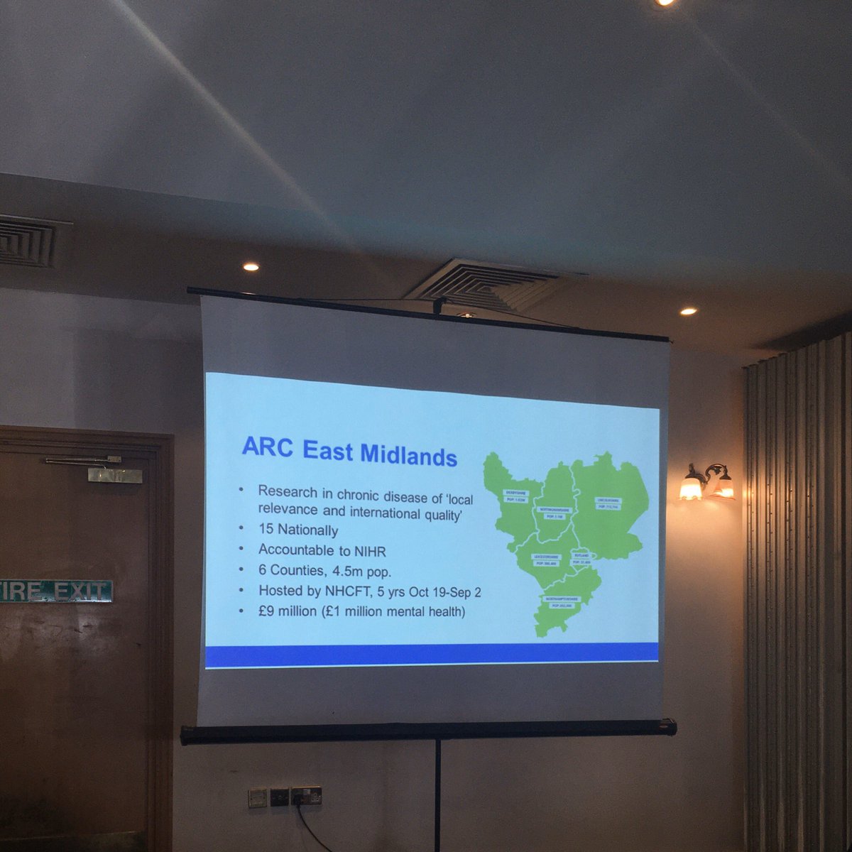 LPFTNHS's tweet photo. Professor Richard Morriss, Research Director and Theme Lead for Enhancing Mental Health at @UniofNottingham is kicking off as our first speaker today, talking about applied research #LPFTResearchConf https://t.co/5H9r5mlvvQ