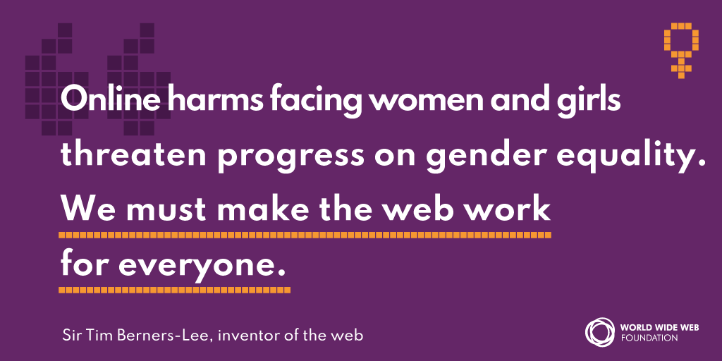 equals's tweet image. On the web&apos;s 31st birthday we can see its potential to change lives. But the web is not working for women &amp;amp; girls. 

The web must work for EVERYONE.

In 2020 let&apos;s tackle online abuse &amp;amp; discrimination against women &amp;amp; girls. 

#WebWeWant #EQUALSinTech

bit.ly/WebBirthday31