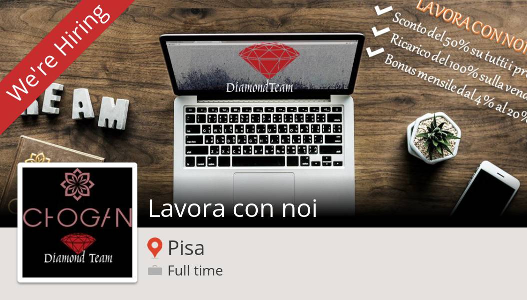 GrosuMarlena's tweet photo. Lavora con noi (#Pisa) https://t.co/vzVgjTq8nO #lavoro https://t.co/35n4u9Pgie
