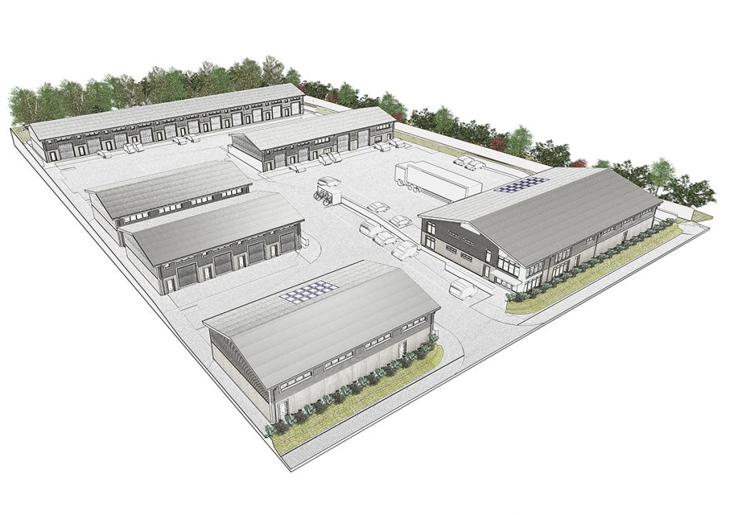 TCiGB's tweet photo. As our work at Hele Manor on Roundswell #BusinessPark reaches completion, here's a snapshot of the attractive estate which will soon be buzzing with vibrant and diverse North Devon companies! #newbuild #industrial #buildservices #design #LoveConstruction https://t.co/2OR4gFQQMr https://t.co/upFH8SxmRx