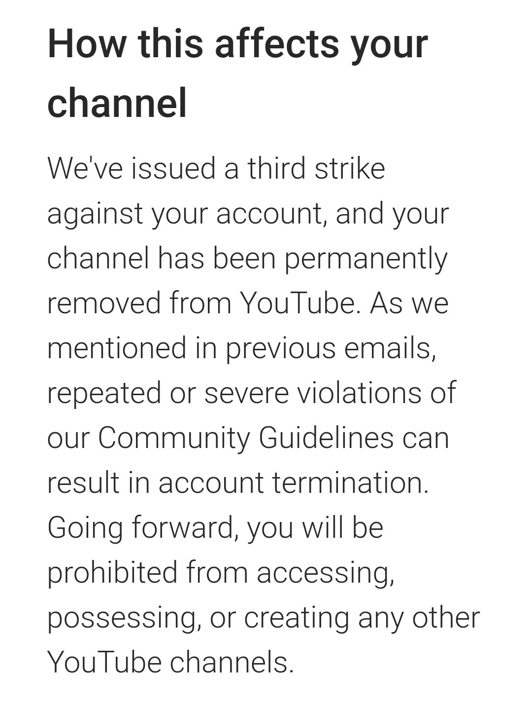 And that's it. It's gone. 700 episodes flushed down the toilet. It's not a surprise. But you know what? #FuckYouTube and all their bullshit. You know where to find us. On PornHub and on BitChute. Toss us a tip, show YT they can't keep us down, and we'll see you soon. https://t.co/Raf8EaA2py
