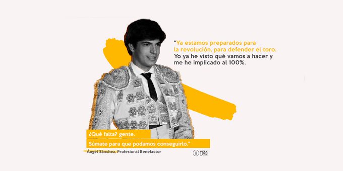 🎉😃 ¡Muchas felicidades a Ángel Sánchez!

El diestro <a href="/AngelSanchezInf/">Ángel Sánchez Inf</a>, profesional benefactor de la FTL, cumple hoy 24 años 🎁🎂