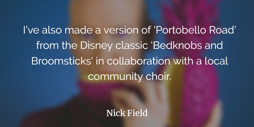 westwayarts's tweet photo. We interviewed @nickfieldartist about what to expect from his upcoming work in progress "Songs that Nobody Taught Me".
Read all about it ππ
https://t.co/VrQLiHQmVc
#2020pop #westwayartists https://t.co/0LSrqp5kEI