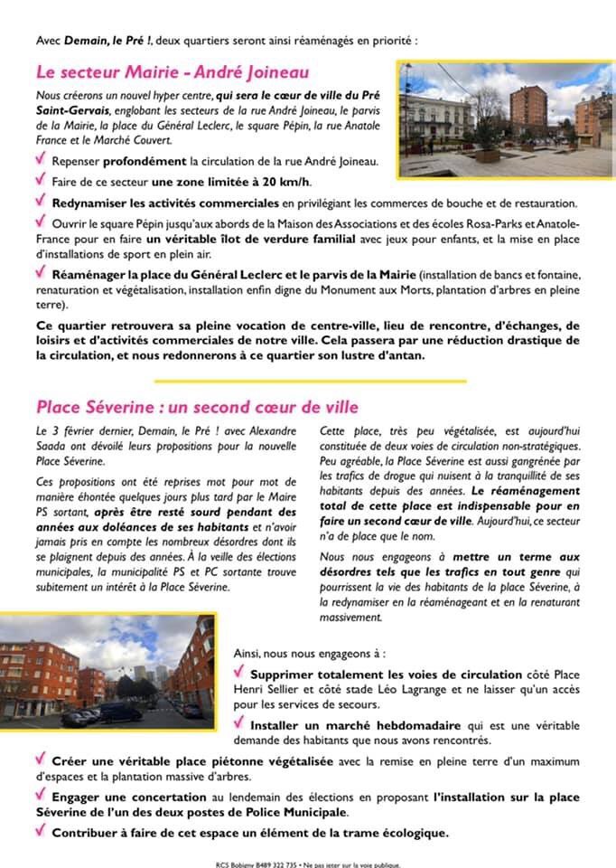 DemainLePre's tweet photo. 🤡Alors que @lepreaucoeur et @laurent_baron attendent la dernière semaine de campagne pour évoquer la Place Séverine pour d’évidentes raisons électoralistes, nous avons fait de ce sujet un des axes majeurs de notre campagne 
@AlexandreSaada #Municipales2020 https://t.co/M4V6KM3A3n