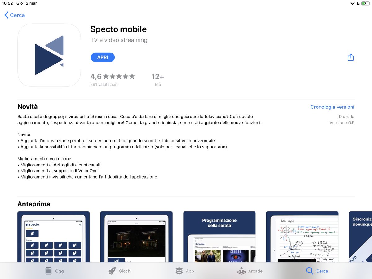 iCick_e_Ciak's tweet image. Aggiornamento di @SpectoHelp per iOS