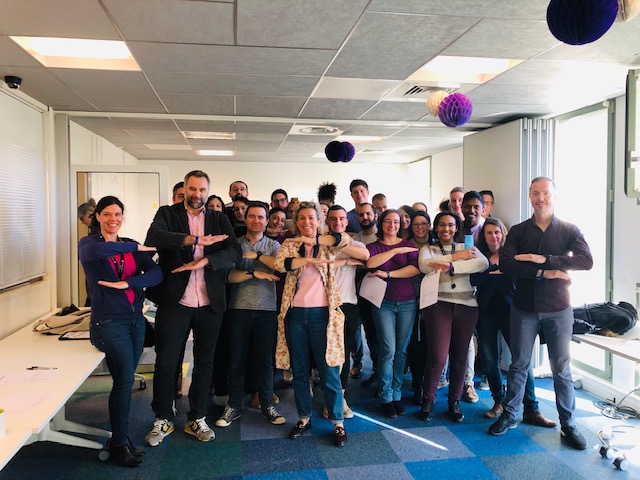 The team gathered to celebrate Women's Rights Day! ✨

We presented our #Gender #Equality Index for the year 2019 with a score of 81/100. For more information 👉 bit.ly/2xpgxYP
Let's continue to work on these topics as it is an everyday matter! 💫

#IWD2020 #EachforEqual