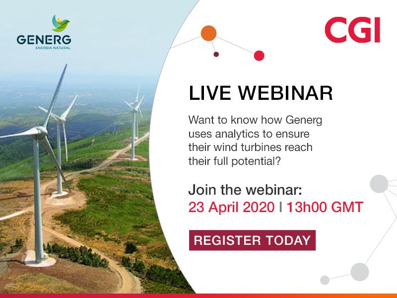 SmartEnergyTV's tweet photo. Just announced: Register for the live webinar with @CGI_Global to find out how #analytics support Generg in ensuring #windturbines reach their full potential! Register here: https://t.co/YCbdq0frkp
#EnlitEurope #WindFarm #RenewableEnergy #EnergyEfficiency #Generg https://t.co/uN7CS1AUhB
