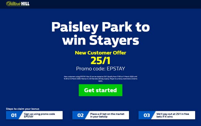 William Hill Price Boost