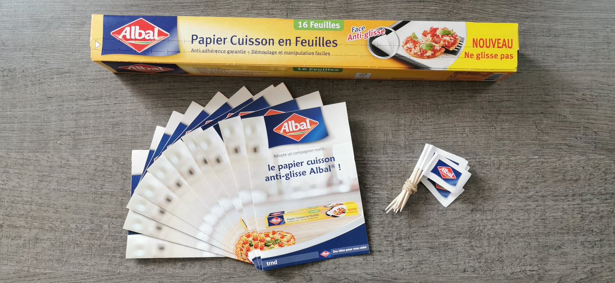 cajou1978's tweet photo. Le test Albal peut commencer. Merci @trnd_fr 👍🏻
#testproduit #MaCuisineAlbal #Albal #trndFrance #trnd #cuisine #patisserie #antiglisse #papiercuisson https://t.co/DZgg8nSUvl