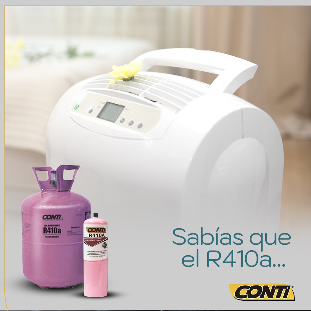 ImportCONTI_'s tweet image. Te contamos que el gas refrigerante R410a  tiene clasificación A1, por lo que no es inflamable ni explosivo.  Nuestra marca Conti lo trae para ti en sus prácticas presentaciones
#gasrefrigerante #aireacondicionado #refrigeración #refrescante #conticliente #Valencia #Venezuela