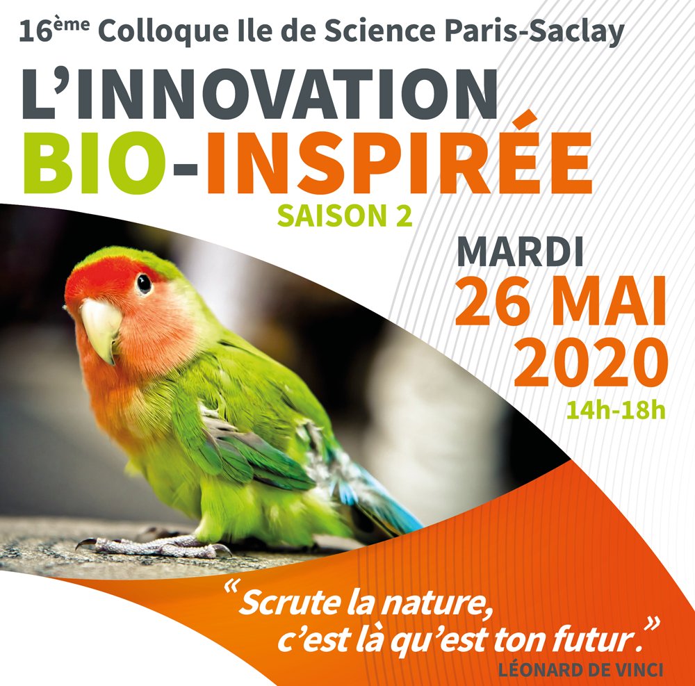 Ile_de_Science's tweet photo. Le vivant, à travers ses formes et structures, ses matériaux et procédés, son organisation et ses écosystèmes, constitue une formidable source d’inspiration pour les chercheurs et ingénieurs. #parissaclay #plateaudesaclay #ingenieur #colloque #supelec #innovation #gifsuryvette https://t.co/K1JQfXOW3x