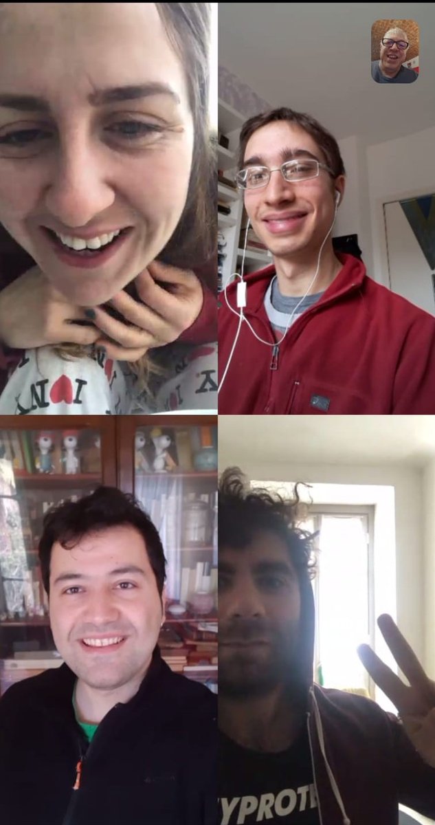 PhotoPolymerLab's tweet image. Everyday moments at the lockdown time for the coronavirus. A virtual coffee with friends and colleagues. Stay home and safe: we will stop the epidemic and save lives. #iorestoacasa #coronavirus @PoliTOnews