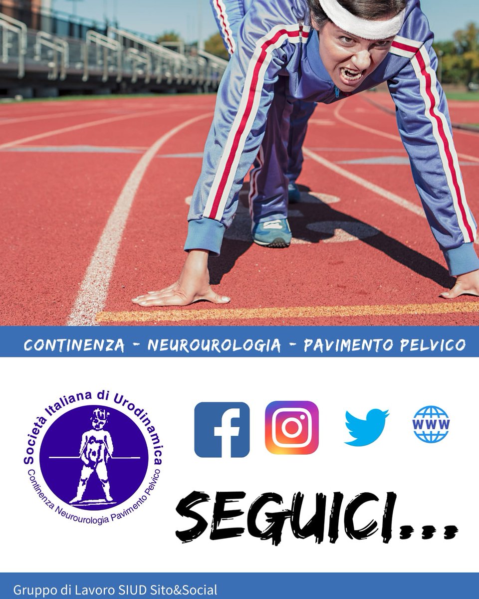 Da oggi la Società Italiana di Urodinamica è sui principali social network. Seguiteci!

#urologia #urodinamica #neurourology #uroginecologia #pavimentopelvico #continenza
