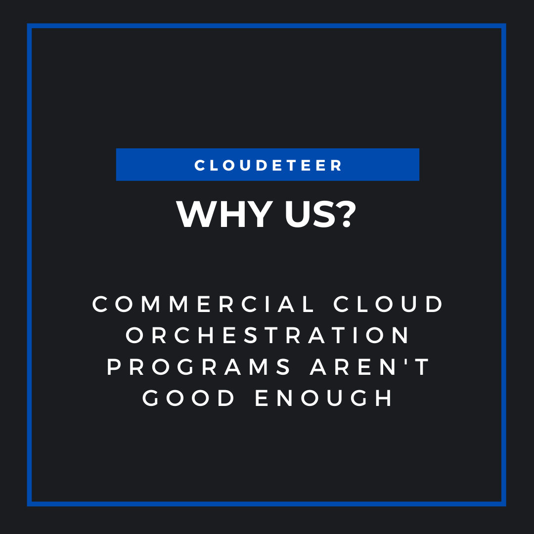 Commercial cloud orchestration platforms are too expensive, complicated &amp; can‘t keep up with API-changes; nor reasonable, in regards of speed in changes of cloud technologies!

#microsoft #azure #amazonaws #aws #awsinnovate