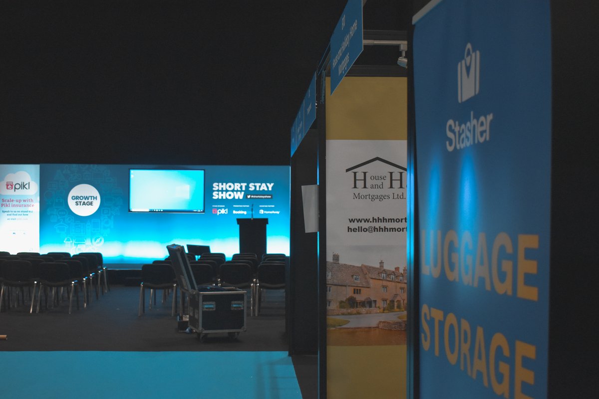 stasherofficial's tweet photo. We're excited to be at the @shortstayshow today. Come and see the Stasher team at Booth 808! We're also providing a free cloakroom service for all visitors. 🙌🙌🙌 #shortstayshow https://t.co/xsw1XmLkO2