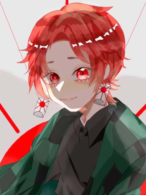 AyUqZi✨さんがTwitterに投稿した竈門炭治郎(鬼滅の刃)のイラスト。