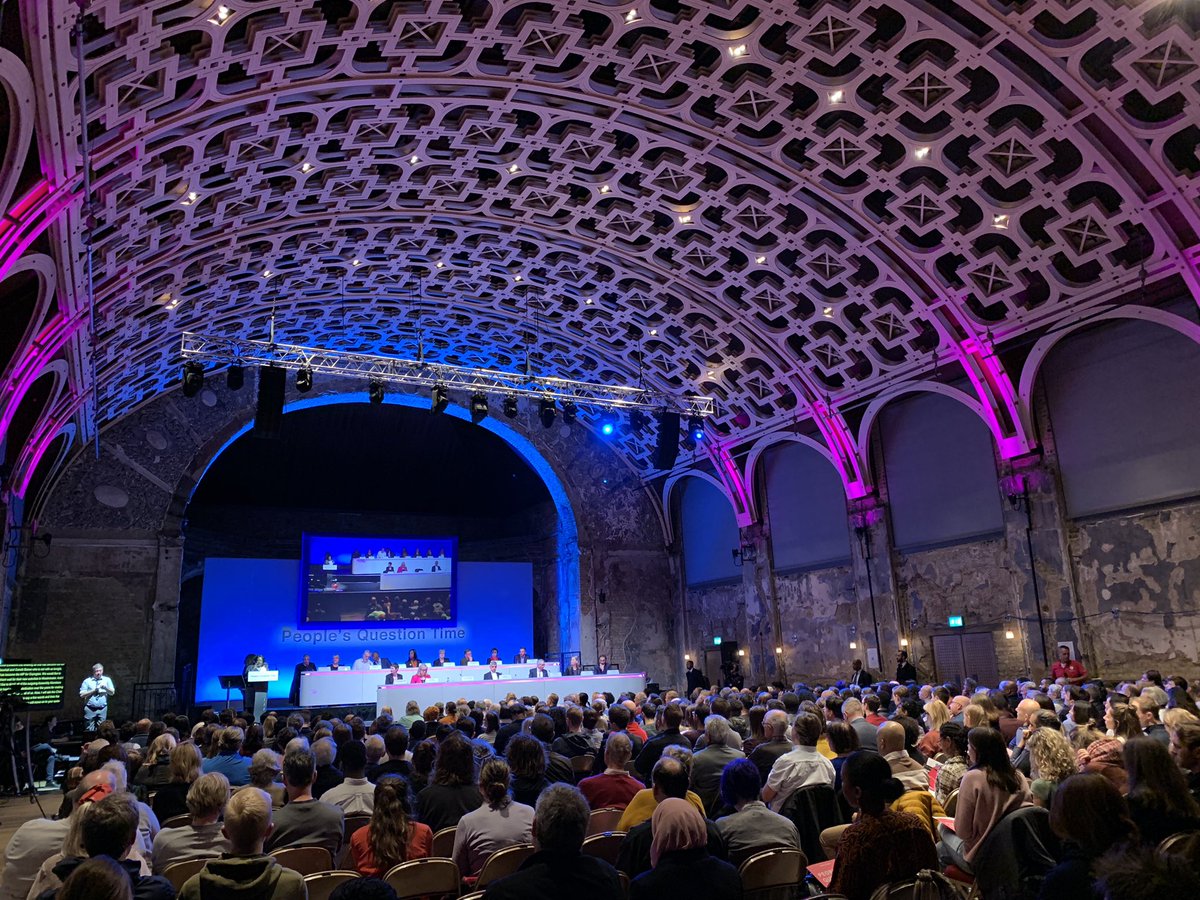NanceFenella's tweet photo. Full house last night at @battersea_arts for #PQT. Questions to the Mayor and Assembly on disabled transport access, stop &amp; search, air quality, food security and local planning issues, to name a few. https://t.co/4IMVxk6mog