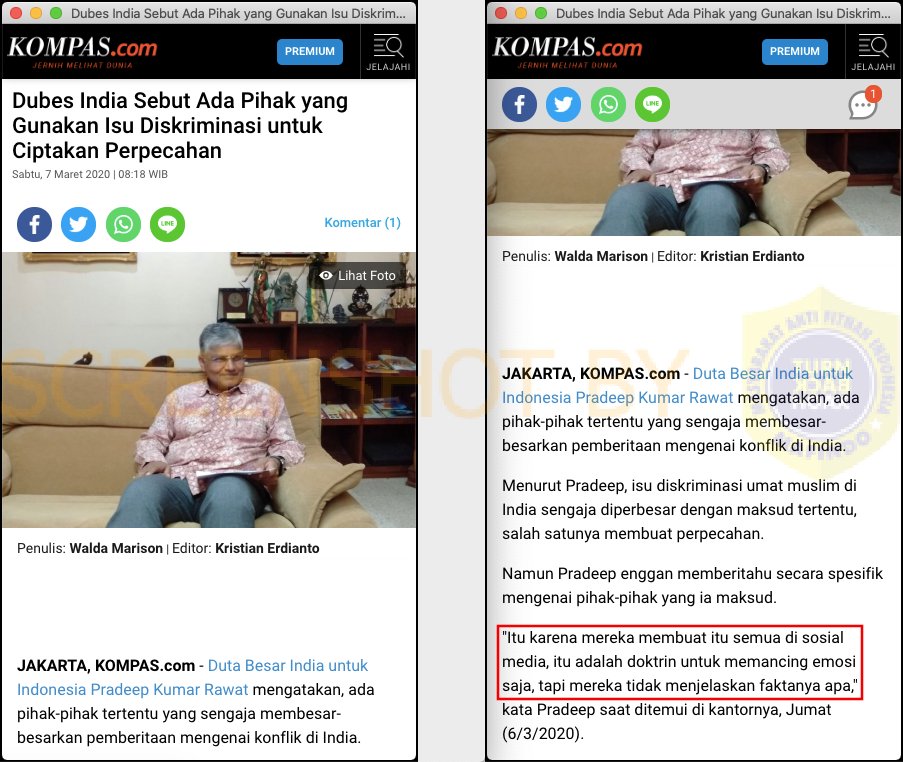 Mafindo On Twitter False Extremist Act Against The Minority