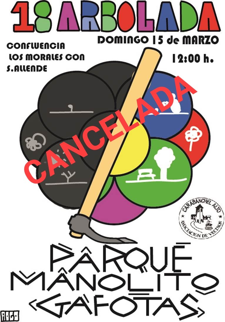 aavvcarabanchel's tweet photo. Teniendo en cuenta la situación hemos decidido cancelar la 18.ª Arbolada en el Parque Manolito Gafotas prevista para el próximo domingo. https://t.co/1GwP0UEWE1