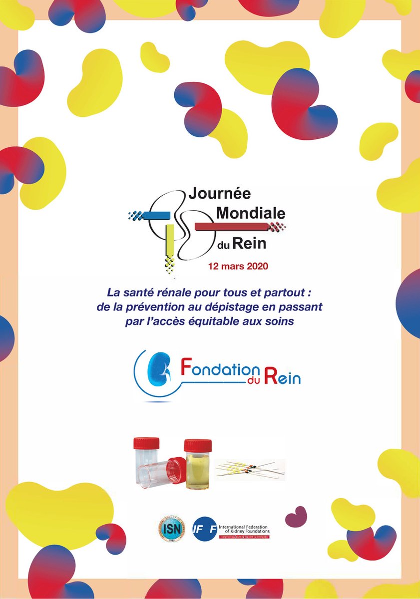 #News La 14ème édition de la #JournéeMondialeduRein a lieu aujourd’hui. C’est en ce jour que des opérations de dépistage gratuit sont organisées sur tout le territoire (limitées actuellement). 👨🏼‍⚕️
La #JournéeMondialeduRein donne lieu à toutes sortes d’évènements dans le monde. 🌎