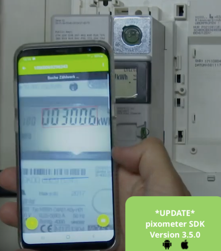pixolus's tweet photo. Update: #pixometer SDK – Version 3.5.0 

🇩🇪Neues Release unserer #Zählerstand-Scanfunktion verfügbar: https://t.co/U7tyCaRWli
----
🇬🇧New release of our #MeterReading OCR available: https://t.co/fOa6nVNQEP https://t.co/UnAni5EeN5