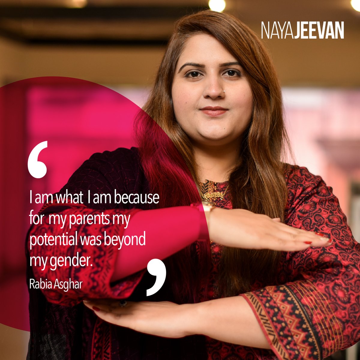 nayajeevan's tweet photo. Meet Rabia, our in house hero at Naya Jeevan. Read her full story here: https://t.co/qCxAMvS9Cs
#NayaJeevan #EachForEqual #Equality #NoGenderGaps #ConnectingComunities #Improvinghealth #Transforminglives #HeroInHer https://t.co/7Lo3Uy8gi6