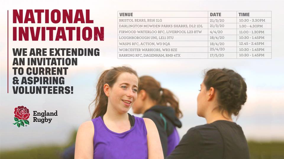 We are excited to invite current and aspiring volunteers to our regional conferences to support the female game! Book your place via the link below!

englandrugby.com/news/article/v…