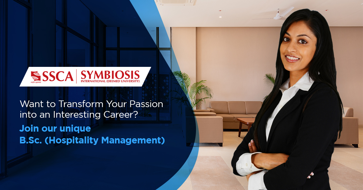Learn how to land one of the excellent careers in the hospitality industry.
Register Here :- ssca.edu.in/hospitalityMan…
#hospitalitymanagement #hospitalitylife #hospitalityindustry #hospitalityart #hospitalitycareers #SanjeevKapoor #CareerSetHai #hospitalityschool #Symbiosis #ssca