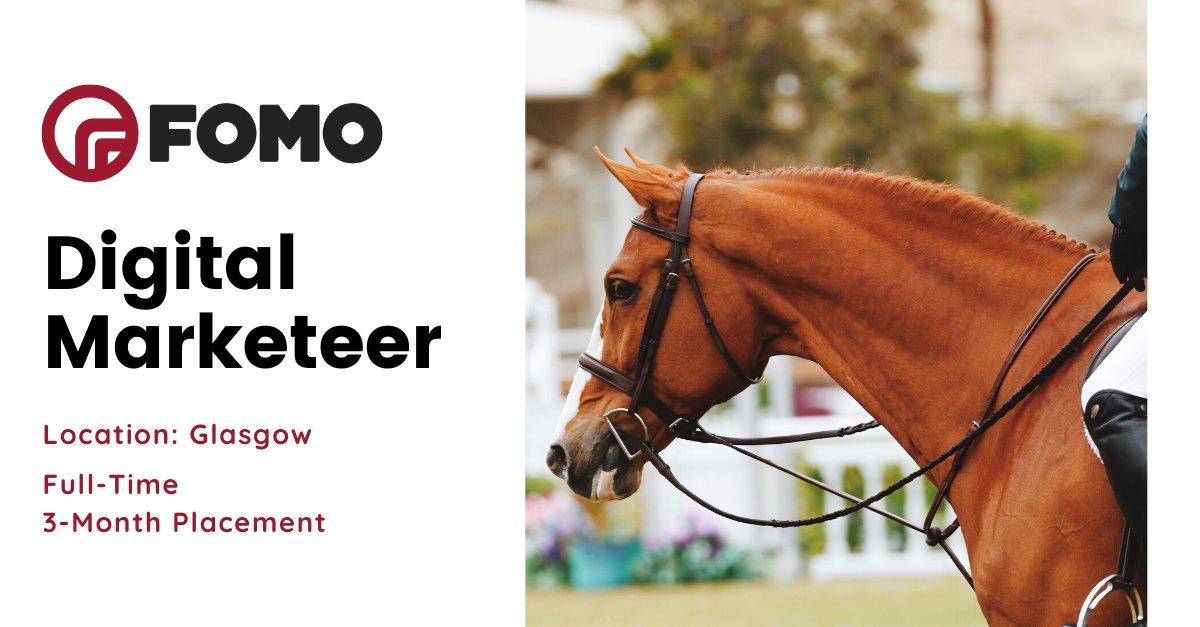 New #MarketingJob in #Glasgow.
FOMO Protection is looking for a Digital Marketeer to join their growing team.
You'll help deliver &amp; drive Brand Awareness through Social Media activities.

Apply - bit.ly/2Q6qkcJ

#jobsearch #Diversity #internship #jobfairy