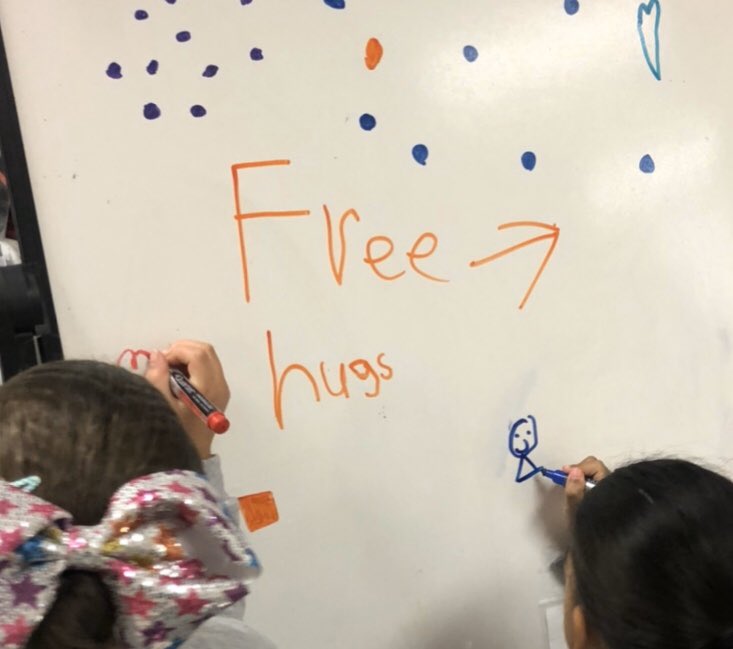 MissK150's tweet photo. Panthers applying knowledge from our current  🌟Healthy Precautions🌟 lessons by updating our hallway message board 😉@BASDclearview @BethlehemAreaSD 🌎 https://t.co/m17HZxqVuS