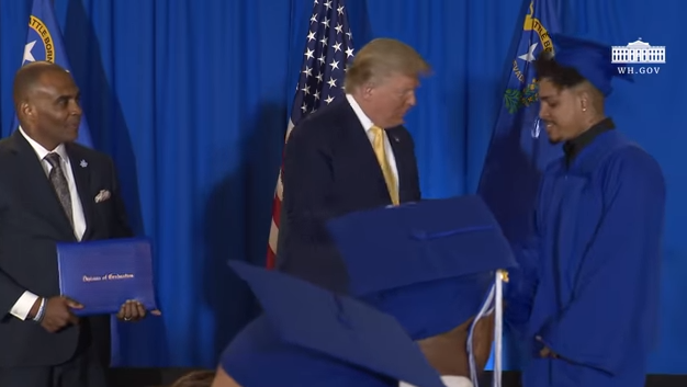 President Trump Delivers The Commencement Address At Hope For Prisoners Graduation Ceremony.
Read Here Full Article : bit.ly/2TIGo6z

#POTUS
#PerfectParodyGagGift
#IsDonaldTrumpAGoodPresident
#TrumpBlurbs