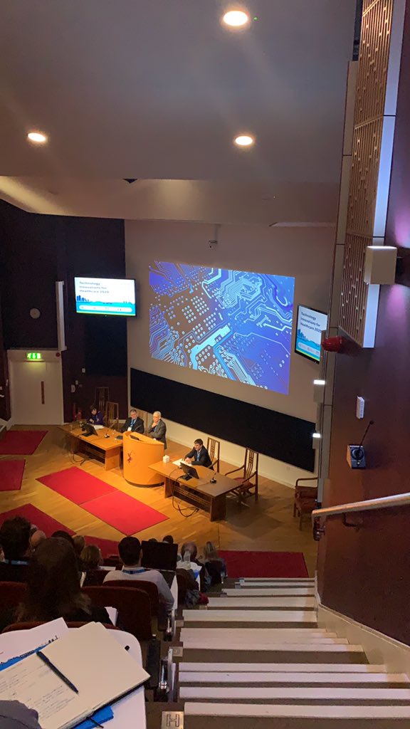 dhiscotland's tweet image. After 2 great speakers at #TIH2020 in the form of @JonCamer0n @DigiCare4Scot and John Innes @Leonardo_live, our CEO @CrooksGeorge has taken the stage to add his thoughts...