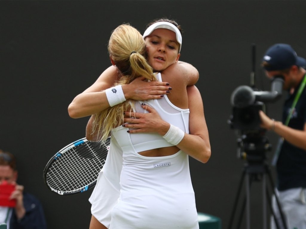 1. Agnieszka Radwanska vs Dominika Cibulkova, Wimbledon 2016Obviously have to start the thread with Aga the legend! Insane rallies and fantastic resilience from both. Best match of 2016. 