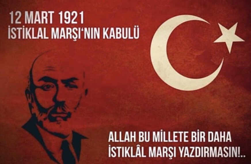 “Allah bu millete bir daha İstiklâl Marşı yazdırmasın!”

Kurtuluş mücadelemizin ruhunu #İstiklalMarşı’mıza taşıyan Milli Şairimiz #MehmetAkifErsoy’u ve aziz şehitlerimizi İstiklâl Marşımızın kabulünün 99. yıl dönümünde sevgi, saygı ve rahmetle anıyoruz.
#KastamonuGençlikMerkezi