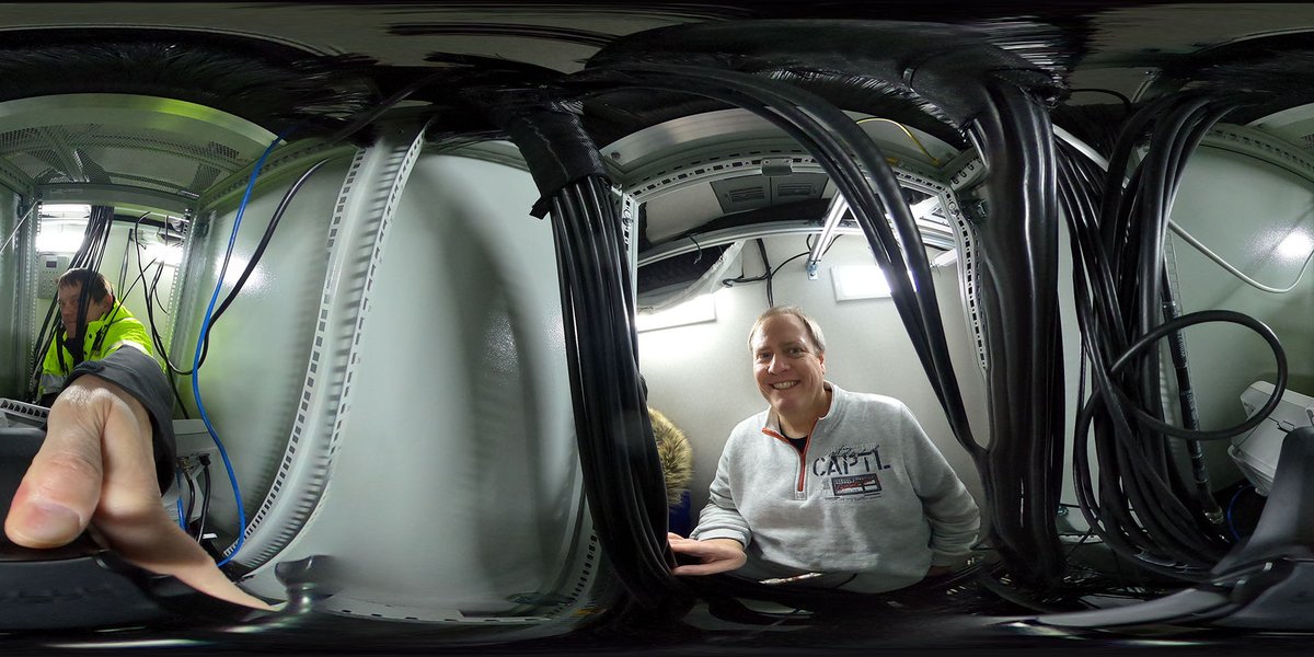 EISCATofficial's tweet image. Work in the #EISCAT3D test antenna. The antenna is located just by the old #UHF antenna at the #EISCAT Kiruna site.