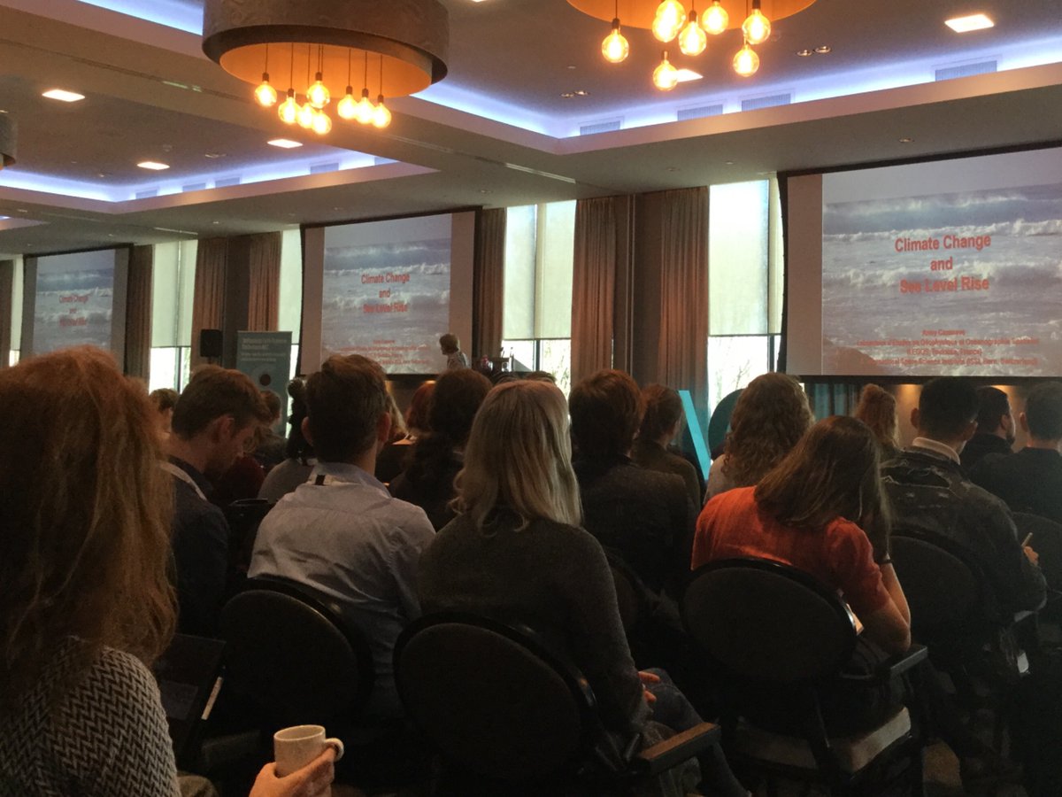 Although Corona ~400 Earth Scientists gathered at the NAC; following an excellent master class on sea-level rise by Anny Cazenave