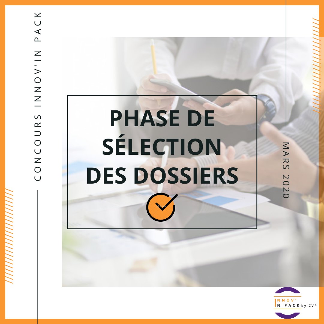 La phase de sélection des dossiers se déroulera mardi 17 mars. Le jury examinera les dossiers et convoquera 5 équipes pour venir pitcher le 31 mars 2020. 🏆 #InnovInPack #concours #packaging #packagingdesign