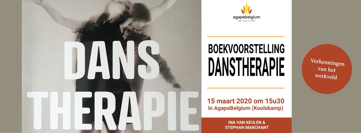 marchast's tweet image. Welkom op boekvoorstelling #danstherapie komende zondag in Agape Belgium! #Move2Create #dansenbewegingstherapie #dancetherapy #empowerment #verbinding #playfulness #creatieveproces #creatieproces #creativiteit #bodymind #bodywisdom