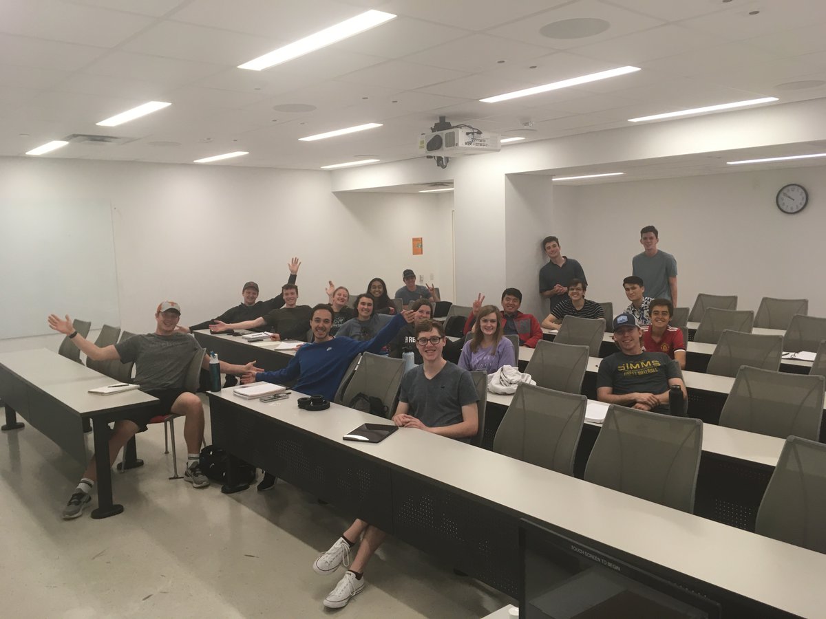 SpyrosKinnas's tweet image. Last (live) Fluids class for Spring 2020! Talking about conservation of mass over a CV (=Control Volume, ... NOT related to the ... ugly CV that will keep us out of classroom). CU all online, after Spring Break...