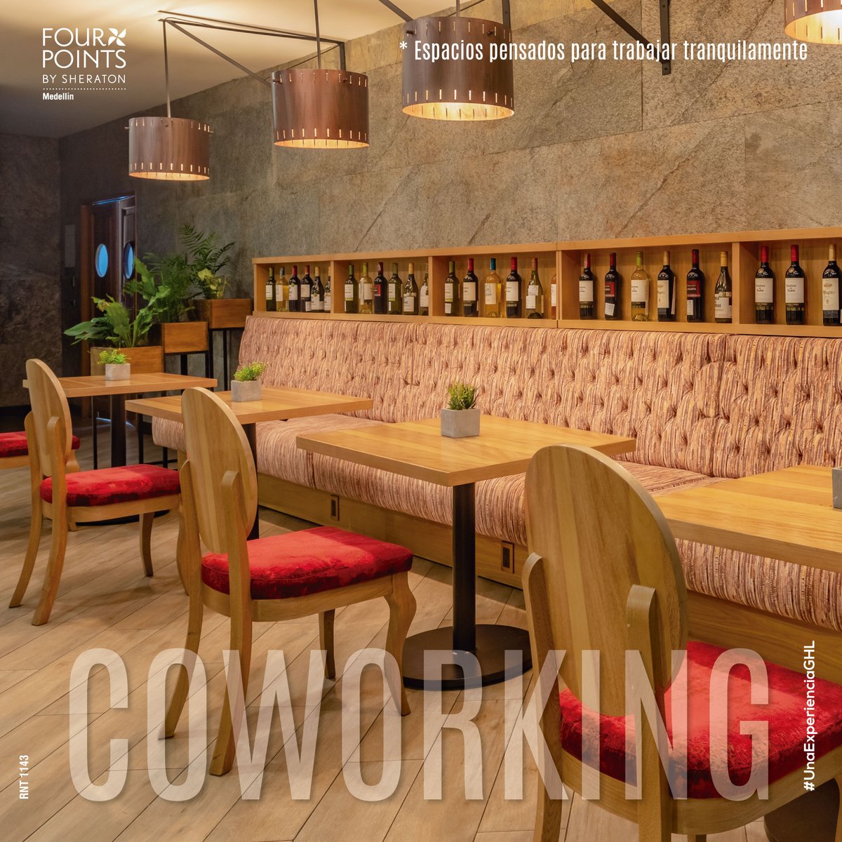 ESPACIOS PARA GENERAR NUEVAS IDEAS...

Queremos siempre brindarles lo mejor, y nuestro nuevo espacio COWORKING está pensado para que te sientas como en casa y puedas trabajar en un ambiente tranquilo, además de disfrutar de las delicias del chef en nuestro #RestauranteCooks