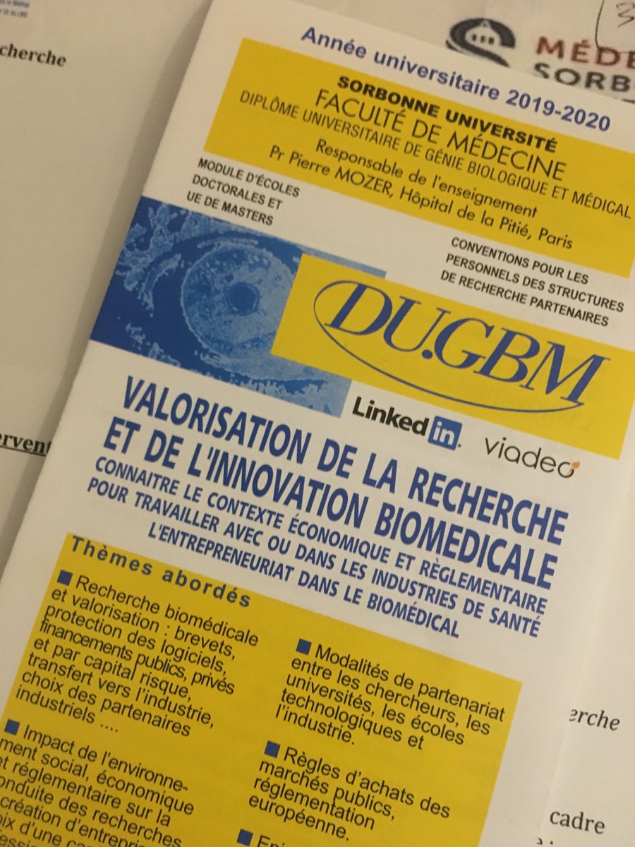 Présentation #évaluation et #certification <a href="/Medappcare/">Medappcare</a> des #applications mobiles et sites web de #santé DU GBM Faculté de Médecine Sorbonne Université. Toujours enrichissant et motivant d’échanger avec les futurs responsables des industries de santé ! #hcsmeufr #esanté