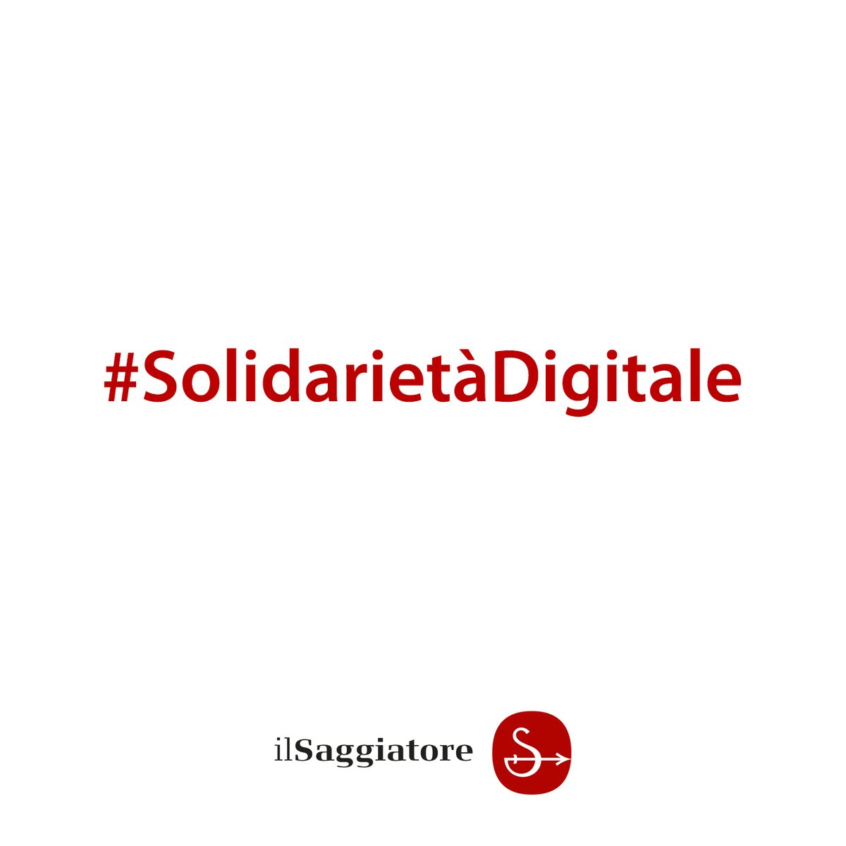 ilSaggiatoreEd's tweet photo. Da oggi, e nei prossimi giorni a cadenza regolare, potrete scaricare gratuitamente un #ebook da questa pagina. Iniziamo con 'Città sola' di Olivia Laing nella speranza possa mitigare la preoccupazione. 

Tenete duro, vi siamo vicini. 
#SolidarietaDigitale 
https://t.co/d7nNDRSxYb https://t.co/CIViS6UWpb