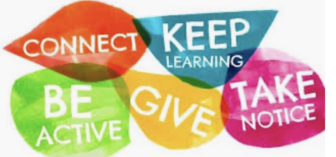 #5WaysToWellbeing is a good model for coping if you’re isolating or in lockdown for #COVID19.

✅Connect with others (online or by phone). 

✅Give: do your bit to #FlattenTheCurve &amp; protect the vulnerable. 

✅Get some exercise. 

✅Focus on right now. 

✅Learn something new.