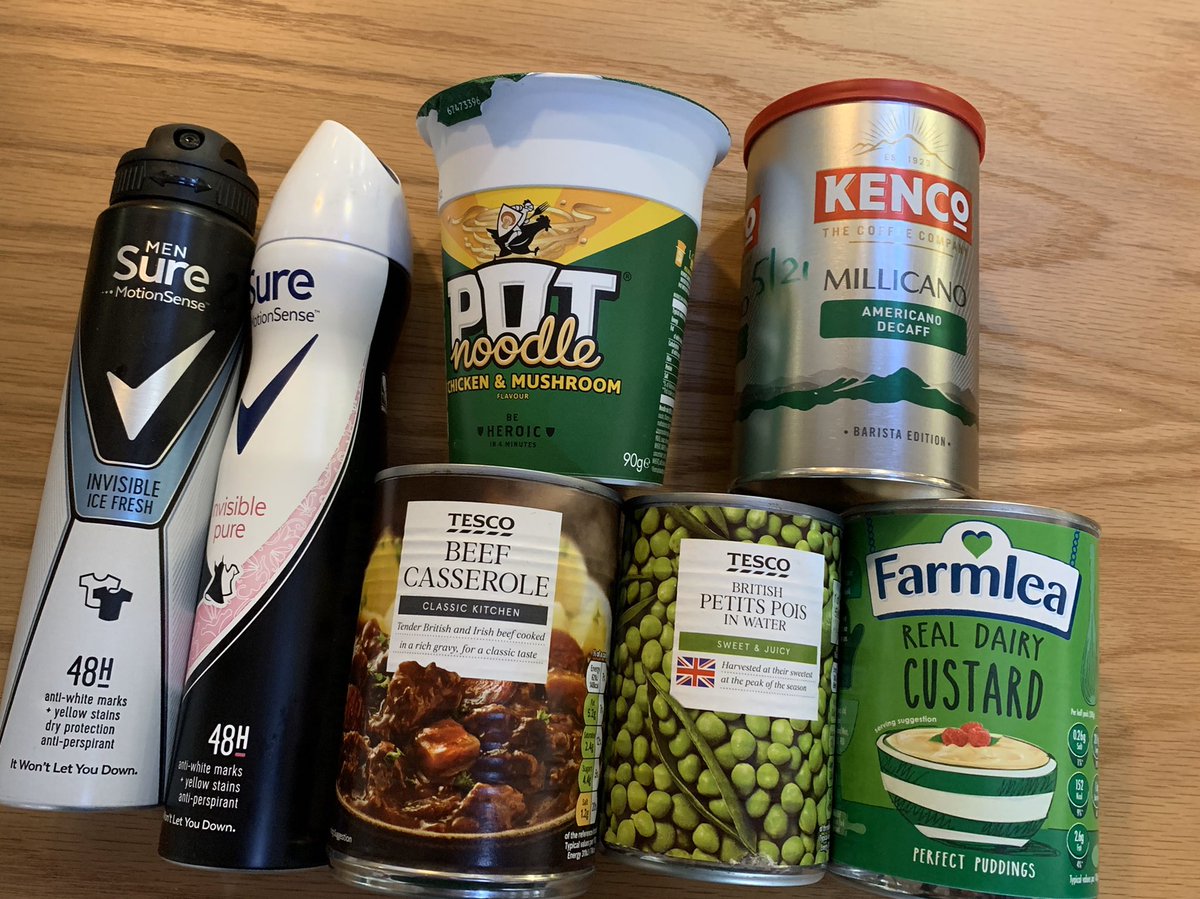 If you are able to give any of these items noodles, mens and women’s deodorant, small coffee, vegetables and custard we would appreciate it very much. We thank you for any donations you are able to give.