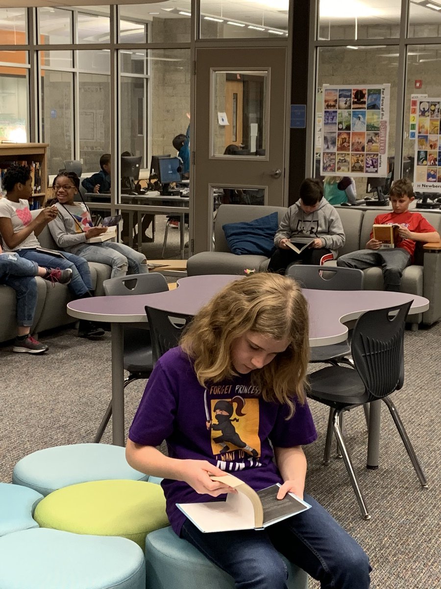 AbbeyUpton's tweet photo. Dreary day brightened up with library check out! Thanks @MattVillasana for a great read aloud...I can’t wait to be productive today! #CRFamily #cre219 https://t.co/XTmgMWrjIC